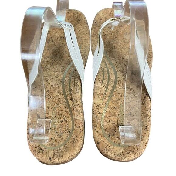 Aetrex Taylor Womens White Sandals Thongs Slides Flip Flops Summer Shoes 8.5 - Picture 10 of 16